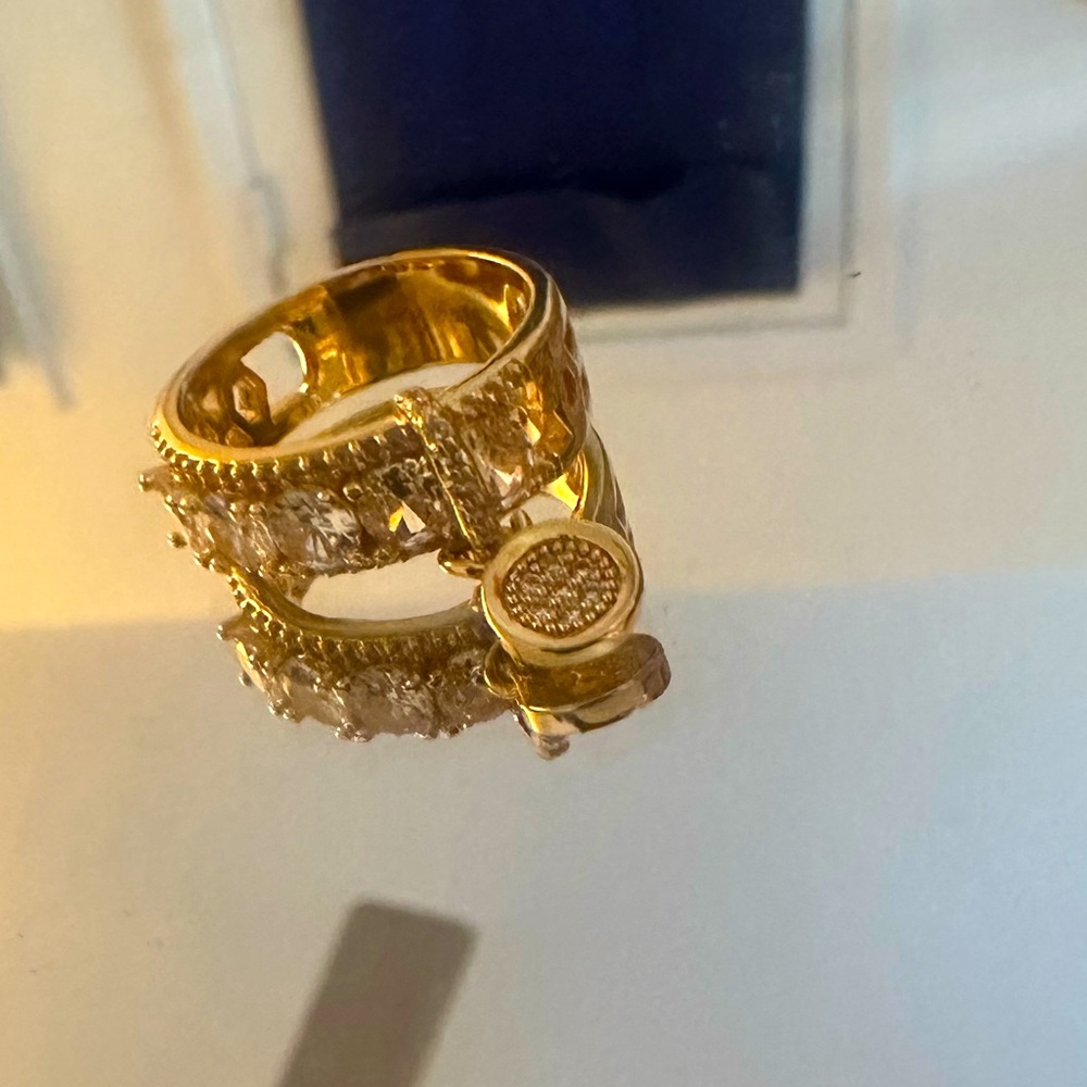 Anthropologie Gold and Silver Ring